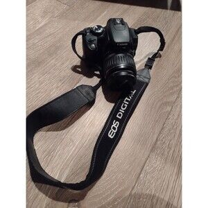 Canon EOS Rebel Xt Digital Camera 18-55mm Works With Battery